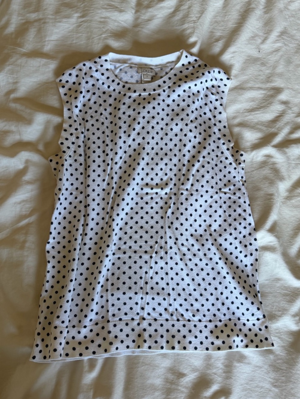 J. Crew Polka Dot Tank Top